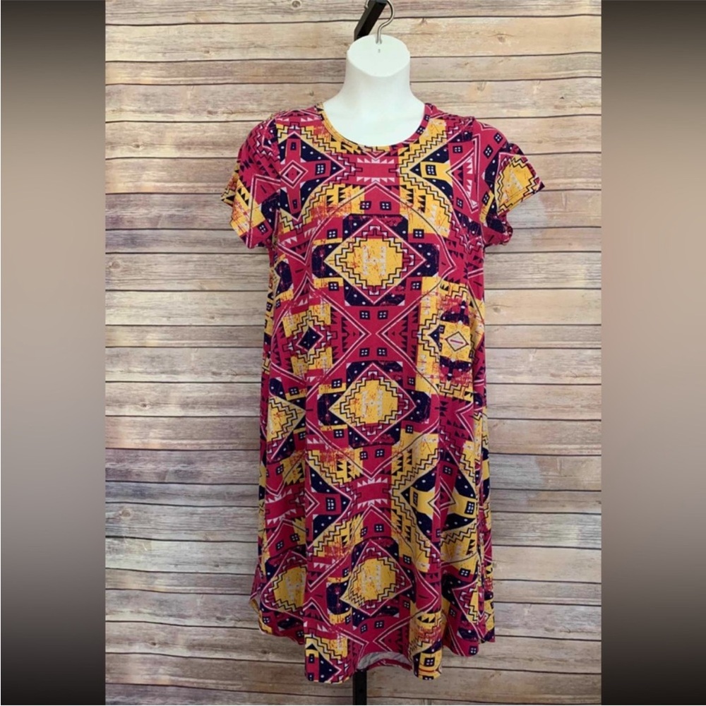 LuLaRoe Geometric Dress - Size Large